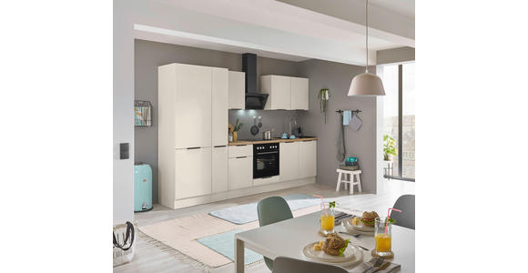 KÜCHENBLOCK   in Kaschmir  - Kaschmir/Schwarz, Basics, Holzwerkstoff/Metall (300/211/60cm) - Xora