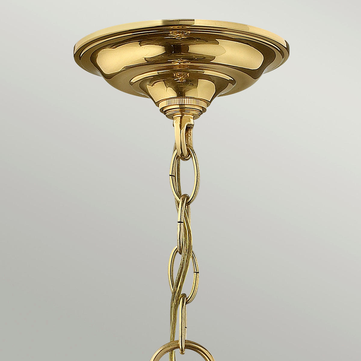 HÄNGELEUCHTE 29.7/61 cm  - Messingfarben, Natur, Glas/Metall (29.7/61cm) - Elstead Lighting
