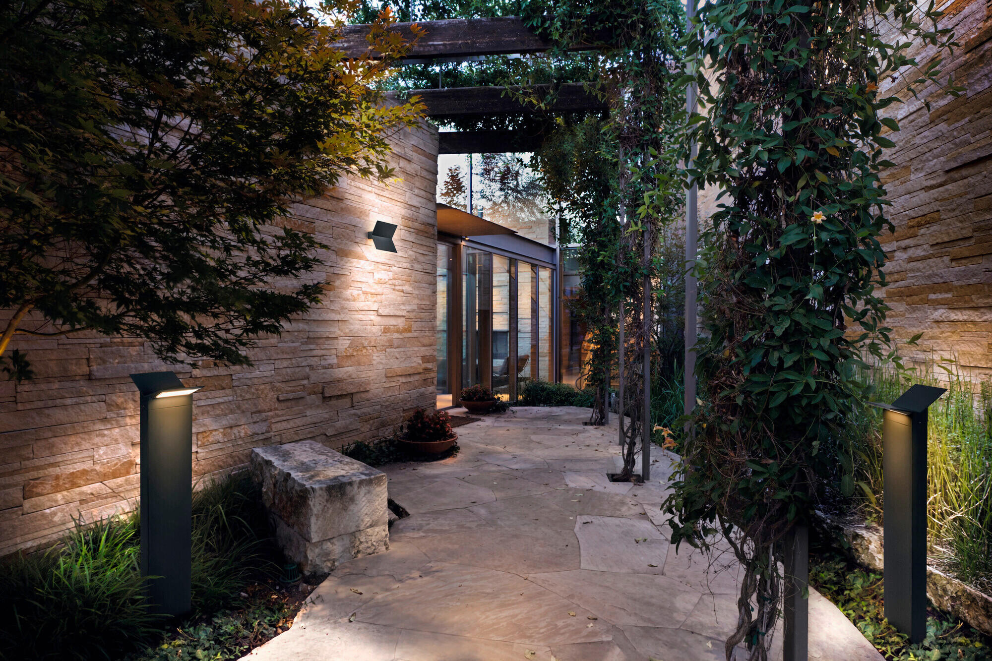 LED-AUßENLEUCHTE 17,7/16,9/8,4 cm   - Dunkelgrau, Basics, Kunststoff/Metall (17,7/16,9/8,4cm) - Osram