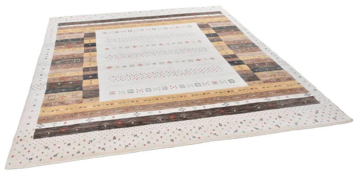 ROČNO TKANA PREPROGA  60/90 cm  tkano  svetlo rjava  - svetlo rjava, Basics, tekstil (60/90cm)