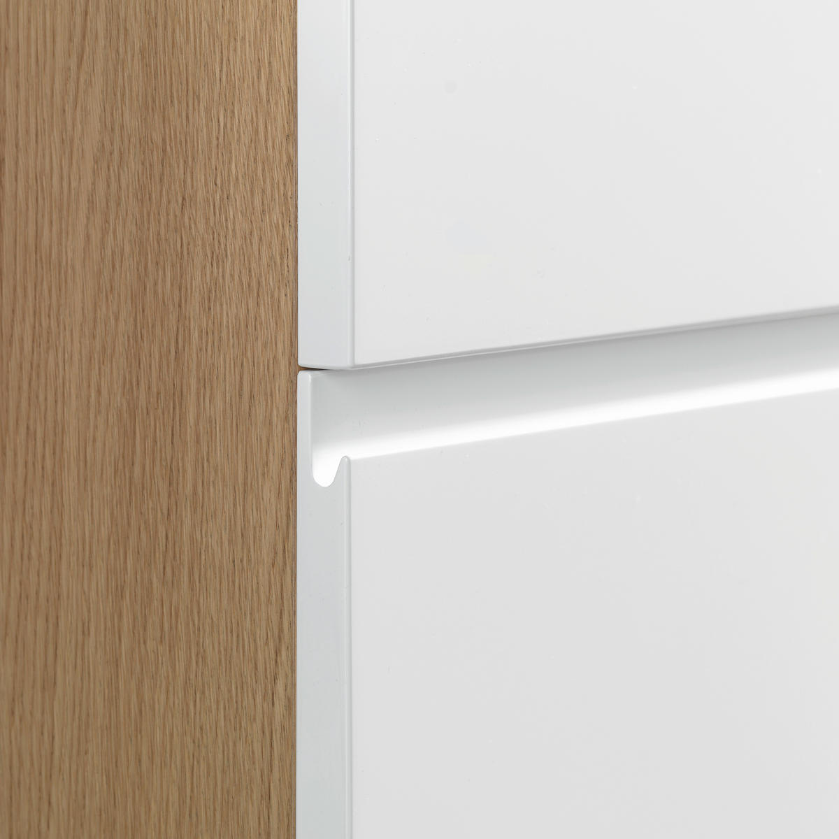 BADEZIMMER  in 85 cm  - Weiß, Design, Glas/Holzwerkstoff (85cm) - Novel