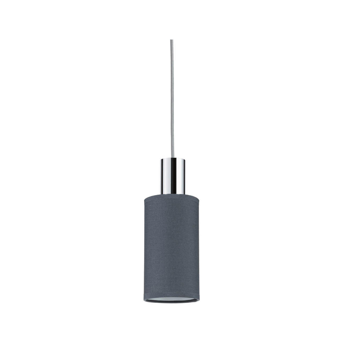 SCHIENENSYSTEM-LEUCHTENSCHIRM - Anthrazit, Basics, Textil (10/18cm) - Paulmann