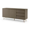 SIDEBOARD  in 150/70/40 cm  - Messingfarben/Grau, Design, Holzwerkstoff/Metall (150/70/40cm) - Livetastic