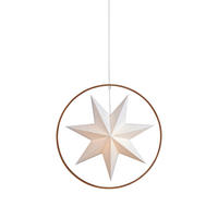 DEKOSTERN Speranza  - Hellbraun, Basics, Holz/Papier (17/17/50cm) - Markslöjd