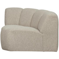 SOFAELEMENT Mojo Beige Bouclé  - Beige/Schwarz, MODERN, Kunststoff/Textil (110/74/110cm) - Livetastic