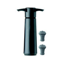 WEINPUMPE  - Schwarz, Basics, Kunststoff (8.50/4.30/22.30cm) - Vacu Vin