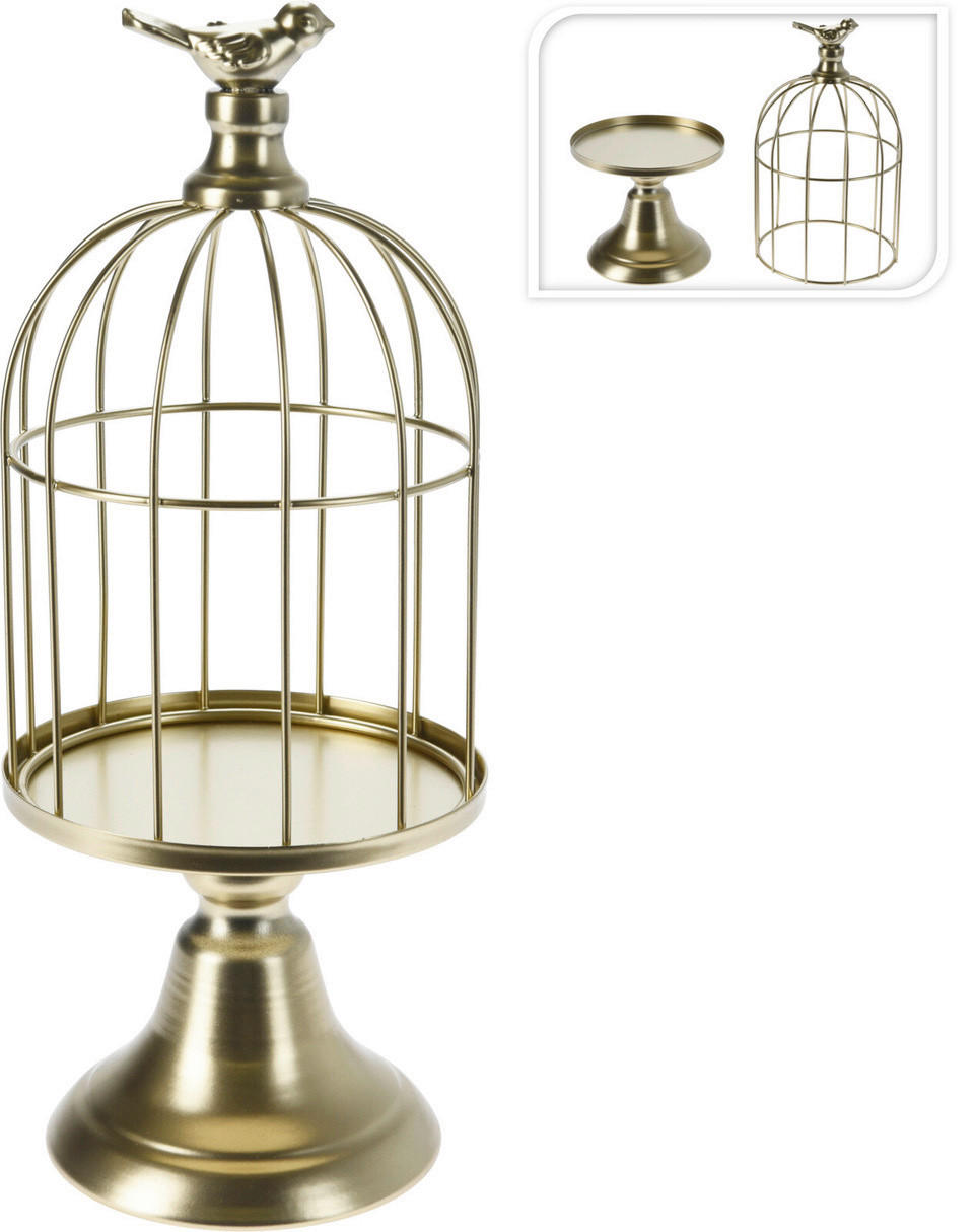 ETAŽER    - zlatne boje, Basics, metal (12/29cm)