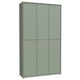 SCHUHSCHRANK  in 109,2/191,9/34,9 cm  - Salbeigrün/Grau, Basics, Holzwerkstoff/Kunststoff (109,2/191,9/34,9cm) - Xora
