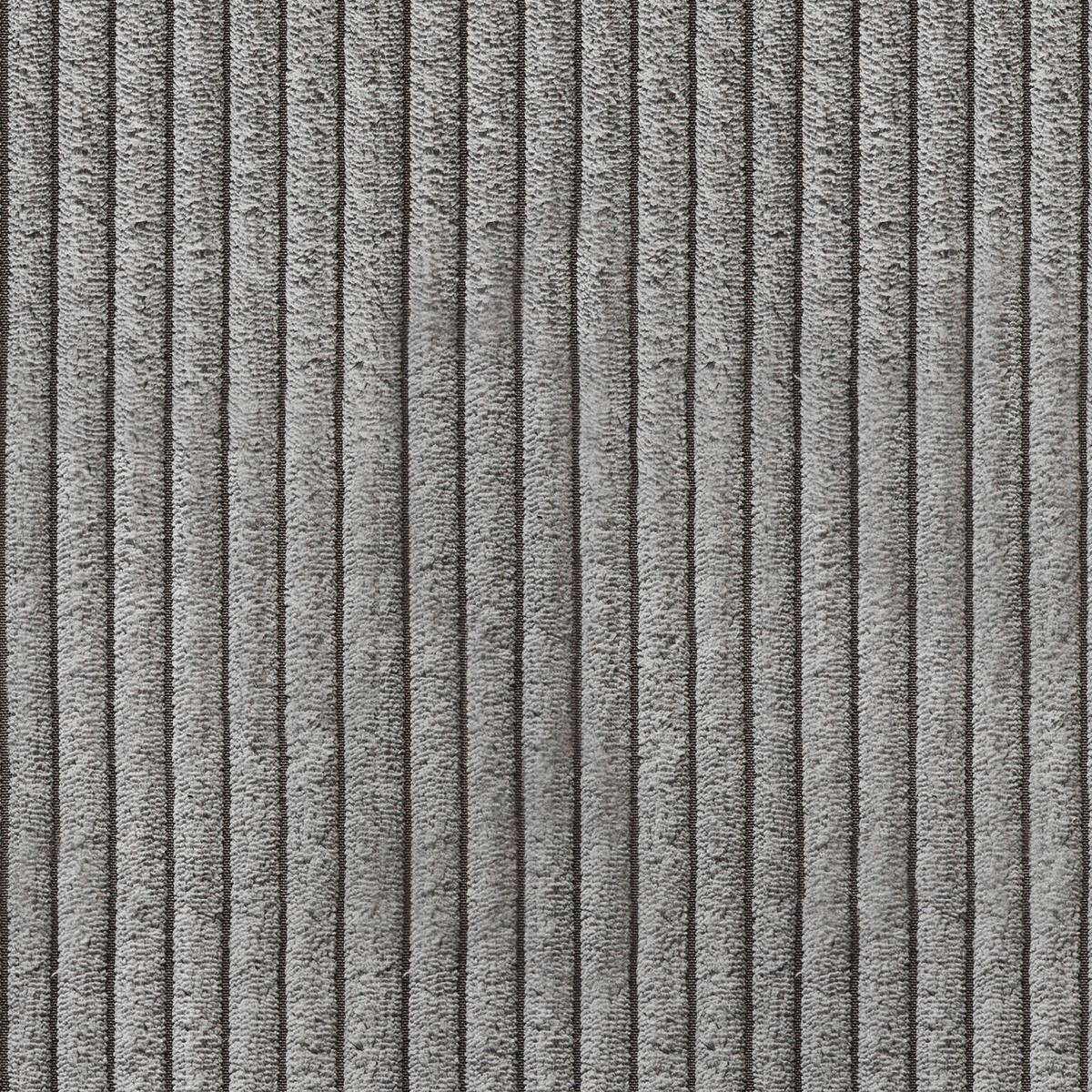 ECKSOFA in Cord Dunkelgrau  - Dunkelgrau/Schwarz, Konventionell, Textil/Metall (311/219cm) - Hom`in