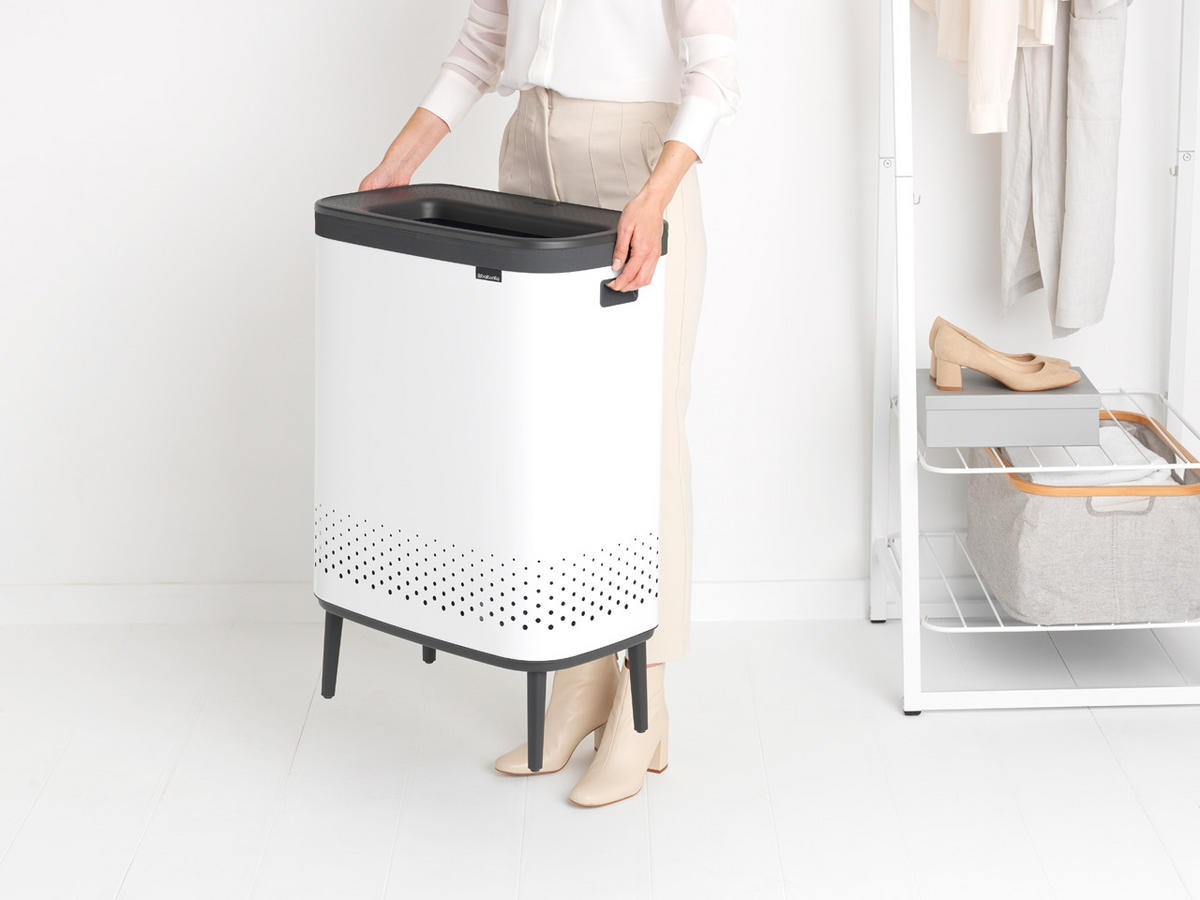 KANTA ZA VEŠ     54/79/32 cm     - bela, Osnovno, metal/plastika (54/79/32cm) - Brabantia