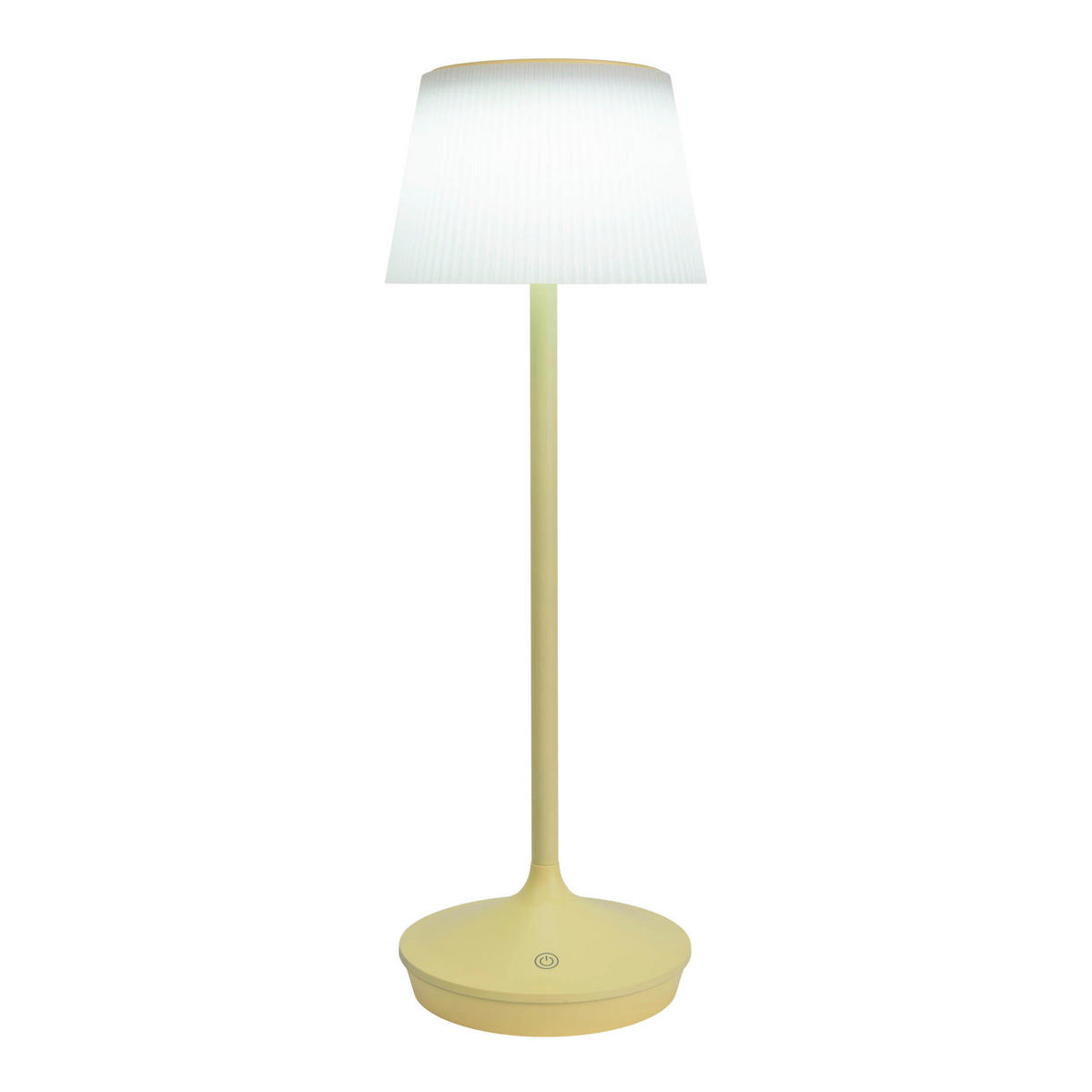 SOLARLEUCHTE EMMI 13/38 cm   - Gelb/Weiß, Trend, Kunststoff/Metall (13/38cm) - Näve