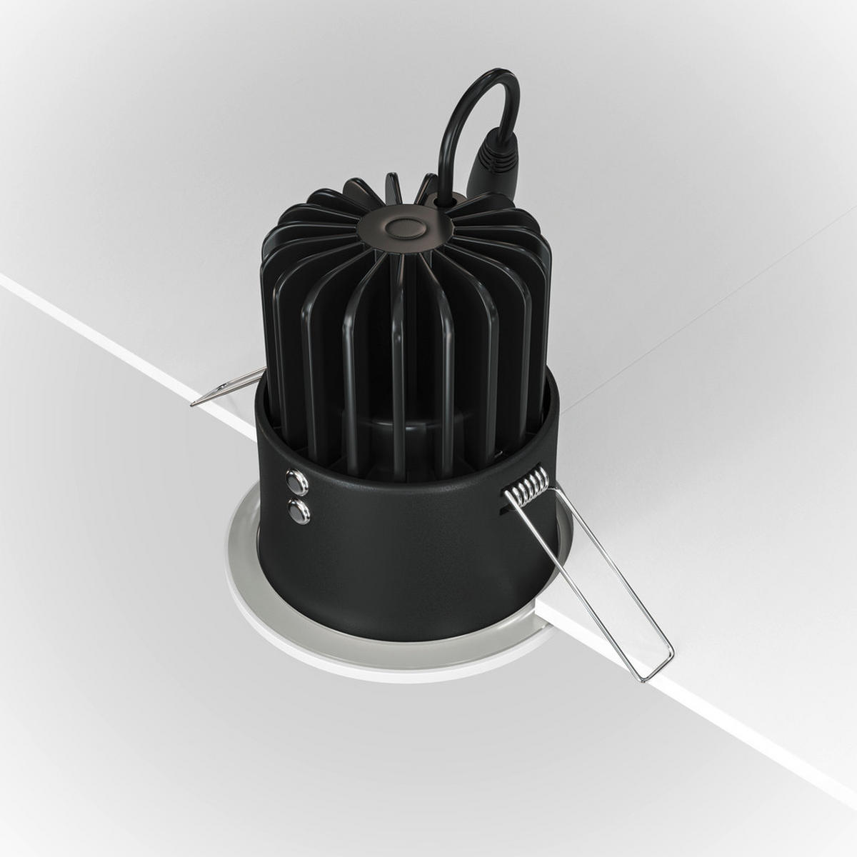 TAKLAMPA 8,5/8,5 cm  - vit, Modern, metall (8,5/8,5cm) - MAYTONI