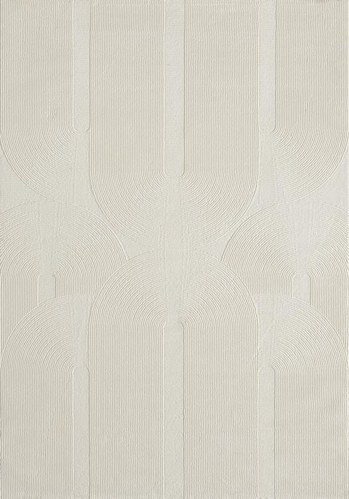 WEBTEPPICH 80/150 cm Sign Creme  - Creme, KONVENTIONELL, Textil (80/150cm) - Novel