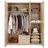 KLEIDERSCHRANK in Sonoma Eiche - Silberfarben/Sonoma Eiche, KONVENTIONELL, Holzwerkstoff/Metall (157/194/54cm) - Xora KLEIDERSCHRANK in Sonoma Eiche - Silberfarben/Sonoma Eiche, KONVENTIONELL, Holzwerkstoff/Metall (157/194/54cm) - Xora