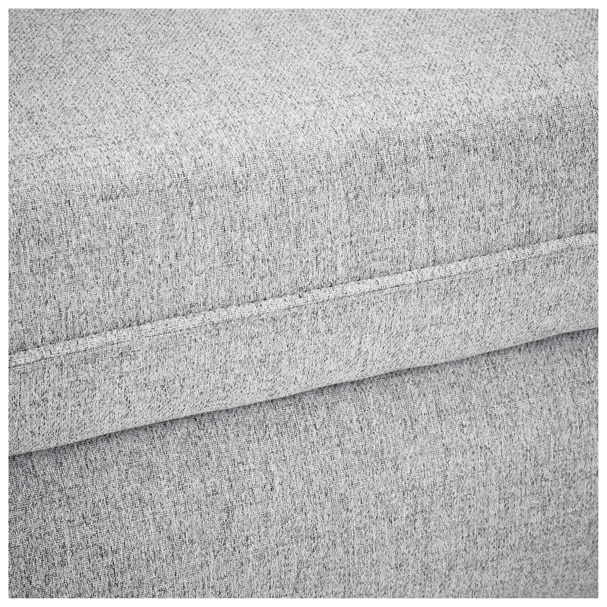 ECKSOFA in Flachgewebe Grau  - Schwarz/Grau, Modern, Kunststoff/Textil (182/237cm) - Carryhome