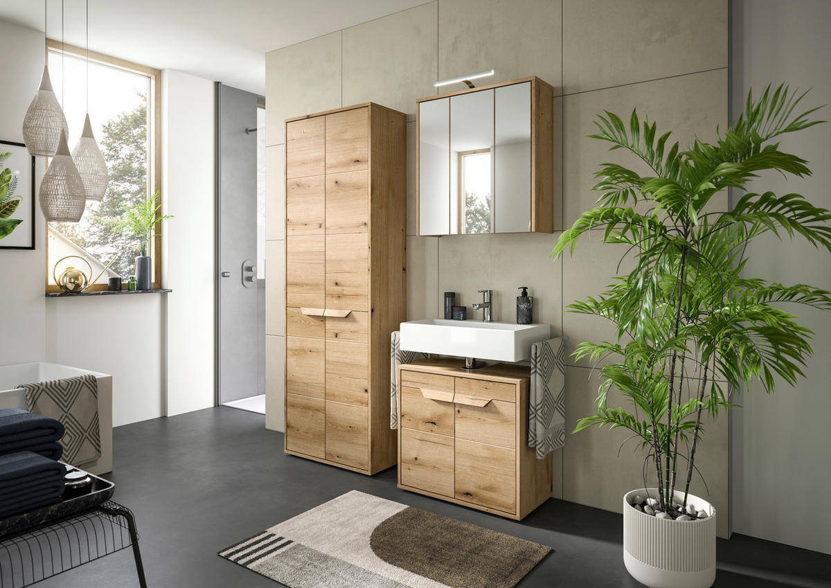 SPIEGELSCHRANK 64/68/20 cm  - MODERN, Glas/Holzwerkstoff (64/68/20cm) - MID.YOU