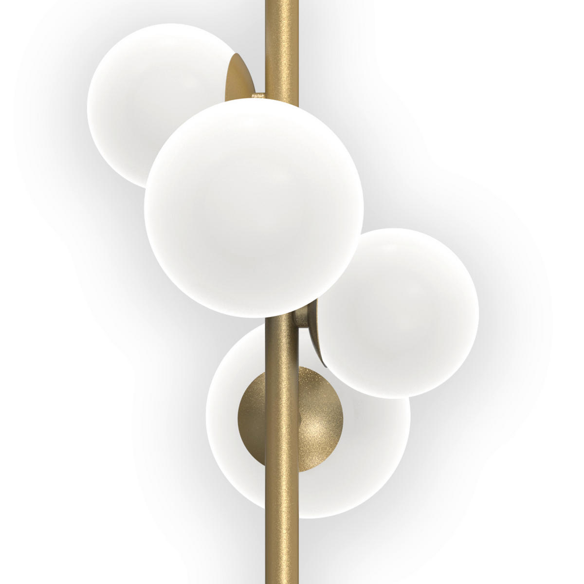 TISCHLEUCHTE 24/24/48 cm   - Goldfarben/Honig, Design, Glas/Kunststoff (24/24/48cm)