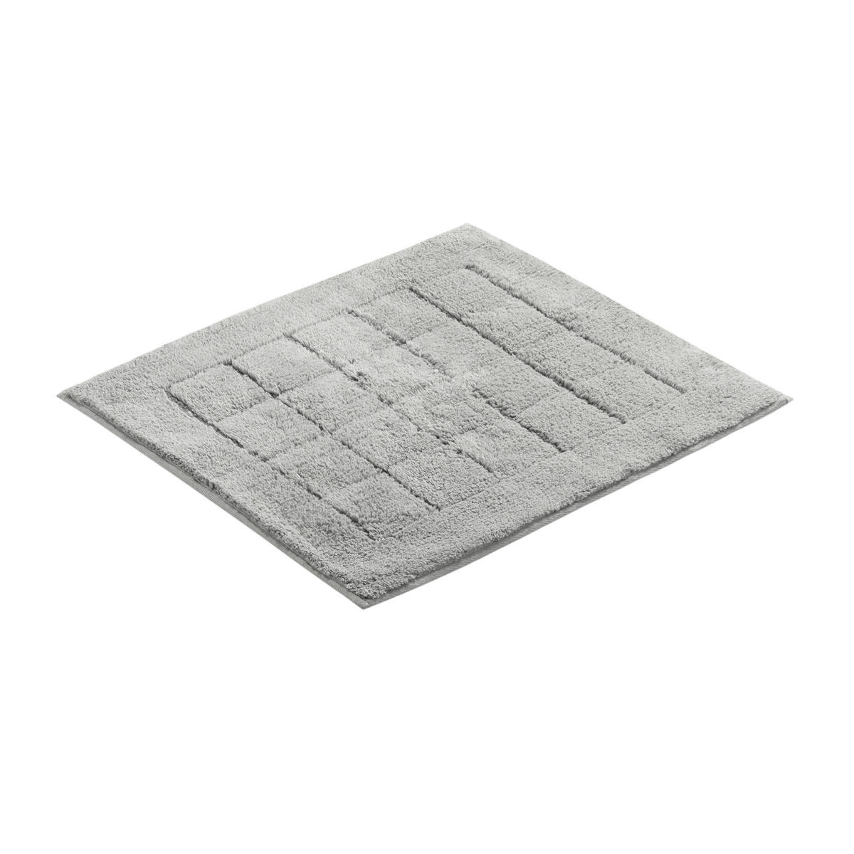 BADEMATTE Chromfarben 55/65 cm  - Chromfarben, Basics, Kunststoff/Textil (55/65cm) - Vossen