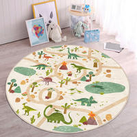 KINDERTEPPICH 150/150 cm Multicolor rund  - Multicolor, Basics, Textil (150/150cm)