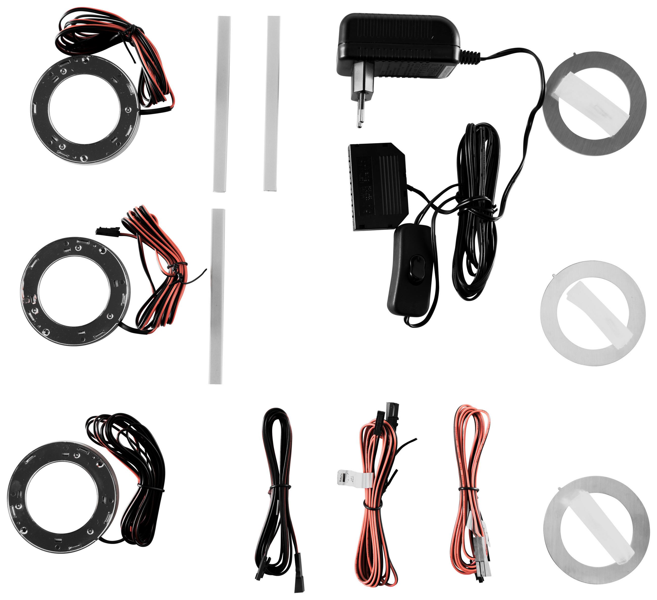 Einlegebodenbeleuchtung 3er Set Trento 2,4 W Led