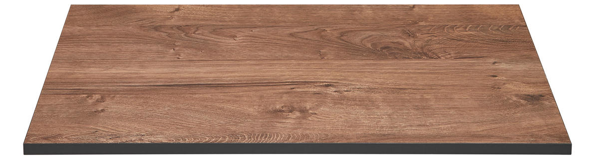 TOPPSKIVA FÖR TVÄTTSTÄLL  - svart/ekfärgad, Design, trämaterial (73/44,5/1,6cm) - Xora