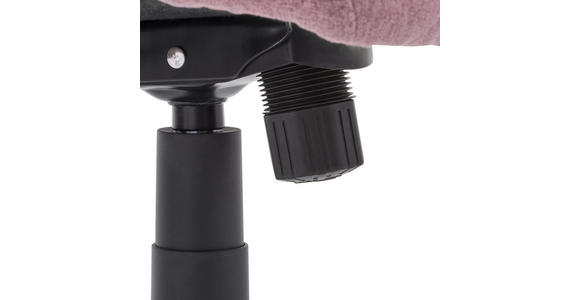 DREHSTUHL Webstoff Rosa - Schwarz/Rosa, MODERN, Kunststoff/Textil (51/90-98/51cm) - Carryhome