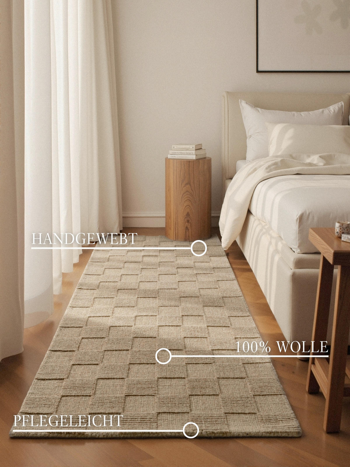 TEKAČ  Kollektion 1766     80/200 cm    tkano  svetlo rjava  - svetlo rjava, Basics, tekstil (80/200cm) - Villeroy & Boch