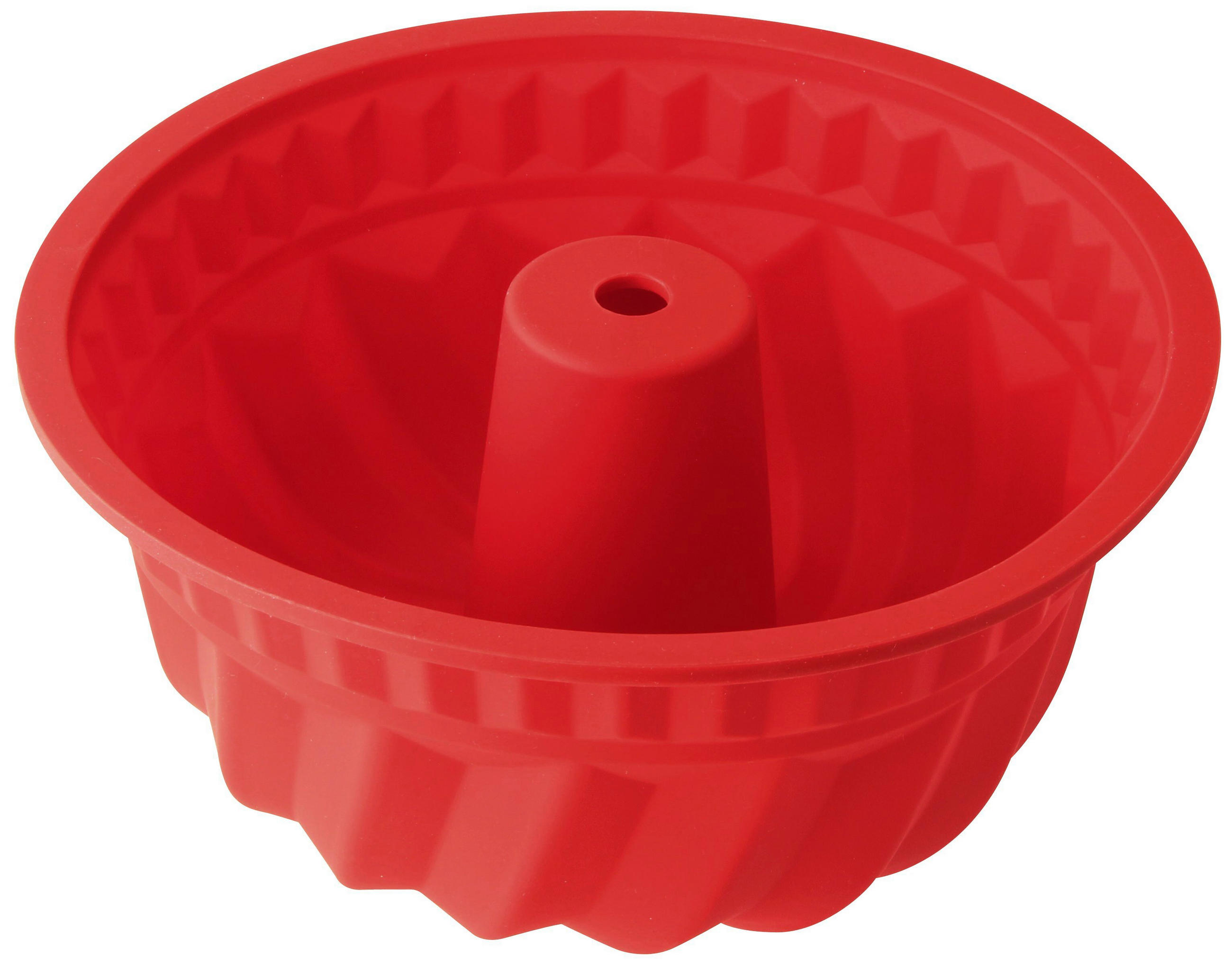 GUGELHUPFFORM  - Rot, Basics, Kunststoff (22cm) - Dr.Oetker
