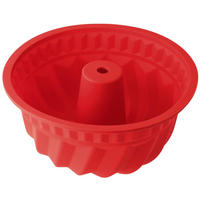 GUGELHUPFFORM  - Rot, Basics, Kunststoff (22cm) - Dr.Oetker