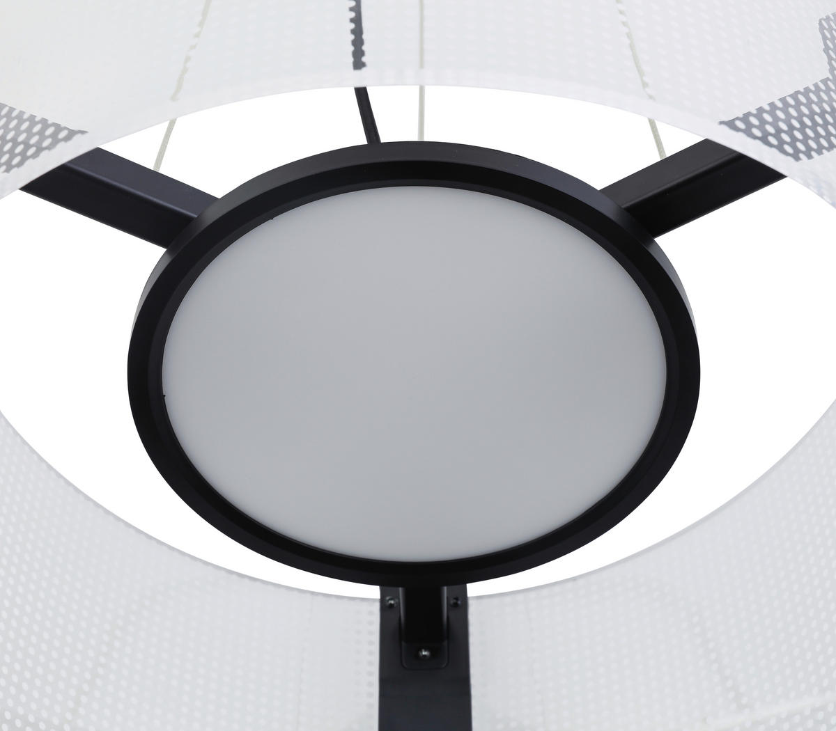 LED FÜGGŐLÁMPA 40/120 cm  - fekete/áttetsző, Design, műanyag/fém (40/120cm) - Novel