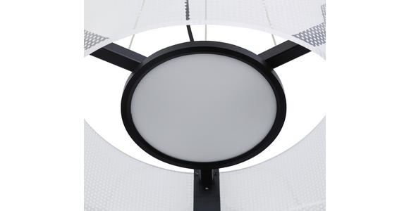 LED-HÄNGELEUCHTE 40/120 cm - Transparent/Schwarz, Design, Kunststoff/Metall (40/120cm) - Novel
