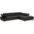 WOHNLANDSCHAFT in Leder Braun - Chromfarben/Braun, Design, Leder/Metall (276/198cm) - Venda WOHNLANDSCHAFT in Leder Braun - Chromfarben/Braun, Design, Leder/Metall (276/198cm) - Venda