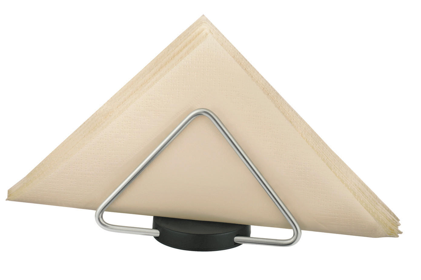 DRŽÁK NA UBROUSKY - černá/barvy stříbra, Design, plast/kámen (5,4/8/11,2cm) - Tescoma