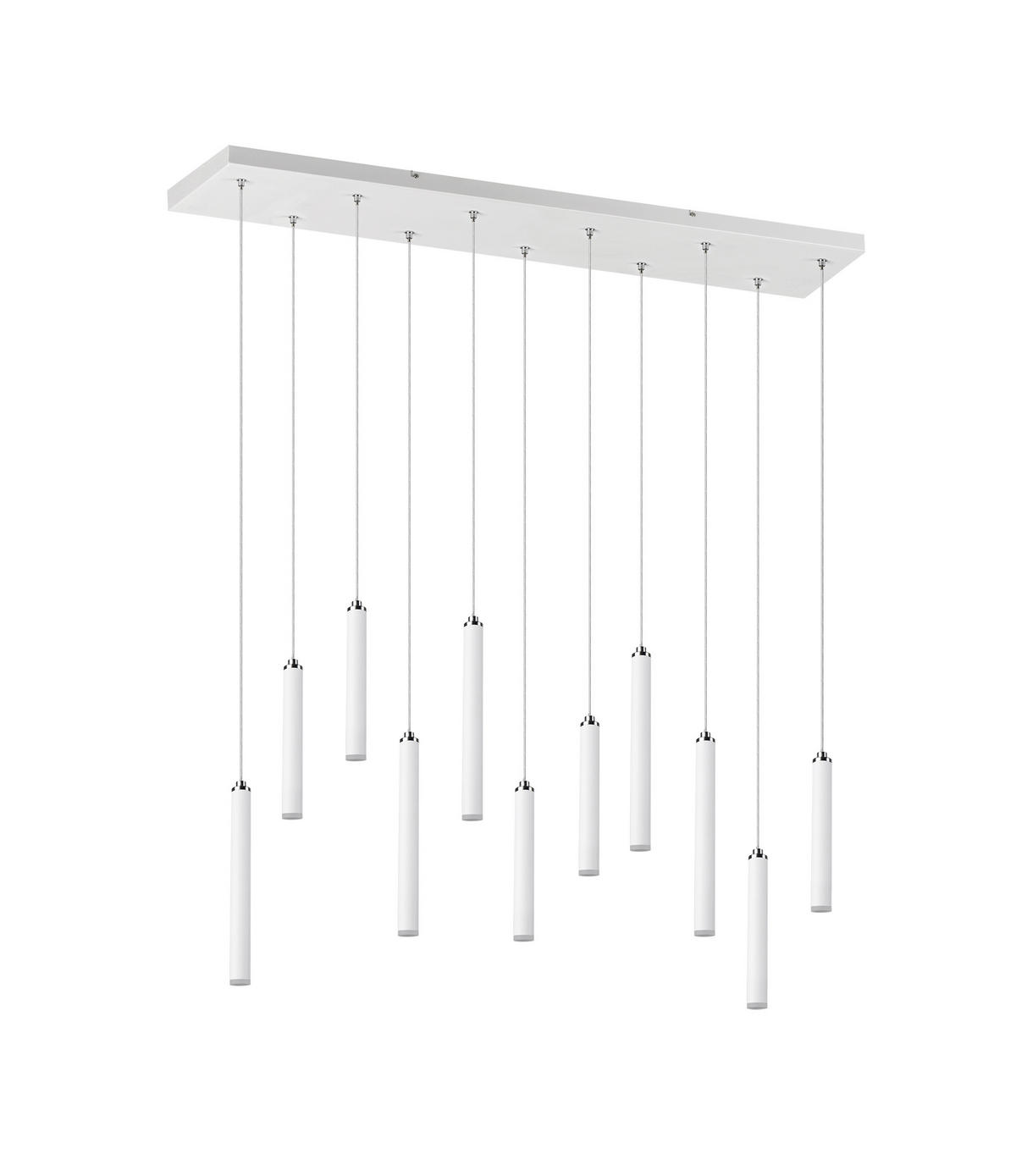 ZÁVĚSNÉ LED SVÍTIDLO,  115/150/15 cm - bílá, Trend, kov (115/150/15cm)