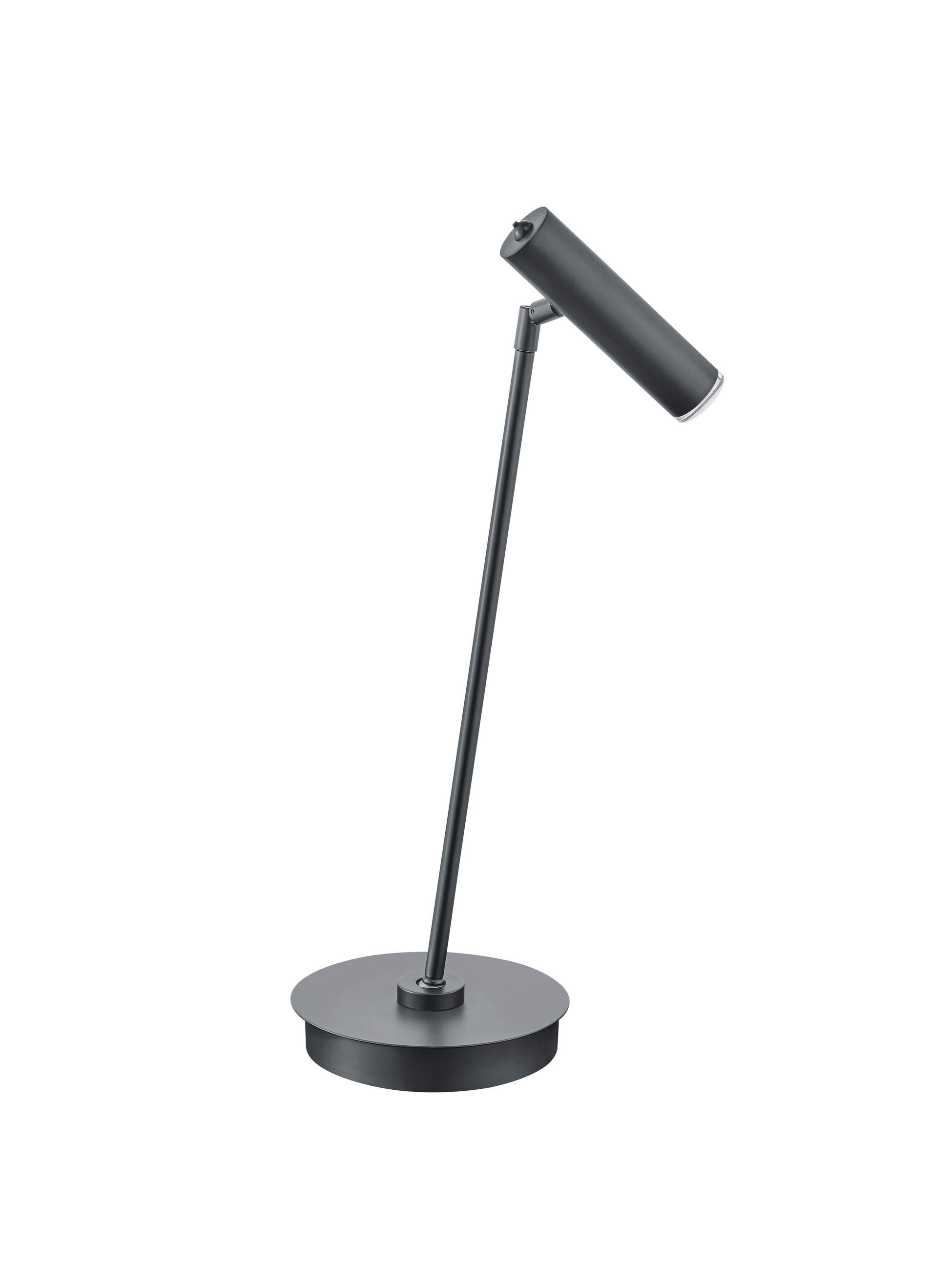 LED-TISCHLEUCHTE   - Schwarz, Design, Kunststoff/Metall (50cm) - Hell