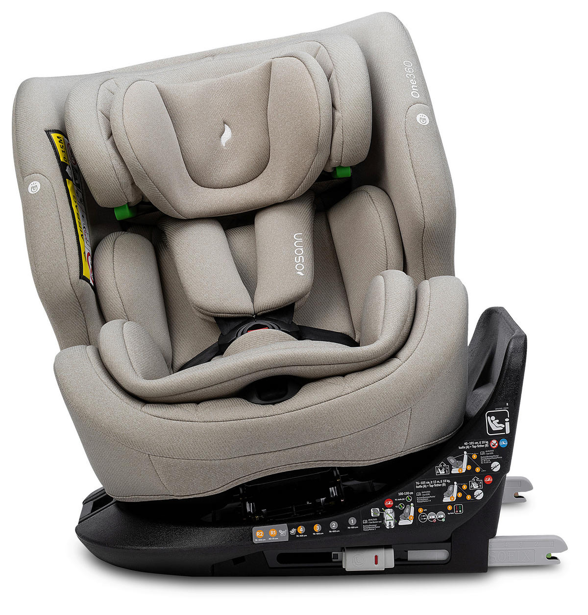 REBOARDER-KINDERSITZ  - Beigebraun, KONVENTIONELL, Kunststoff (69/46,5/48,5cm) - Osann