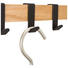 GARDEROBE - Schwarz/Naturfarben, Design, Glas/Holz (50/21/5cm) GARDEROBE - Schwarz/Naturfarben, Design, Glas/Holz (50/21/5cm)