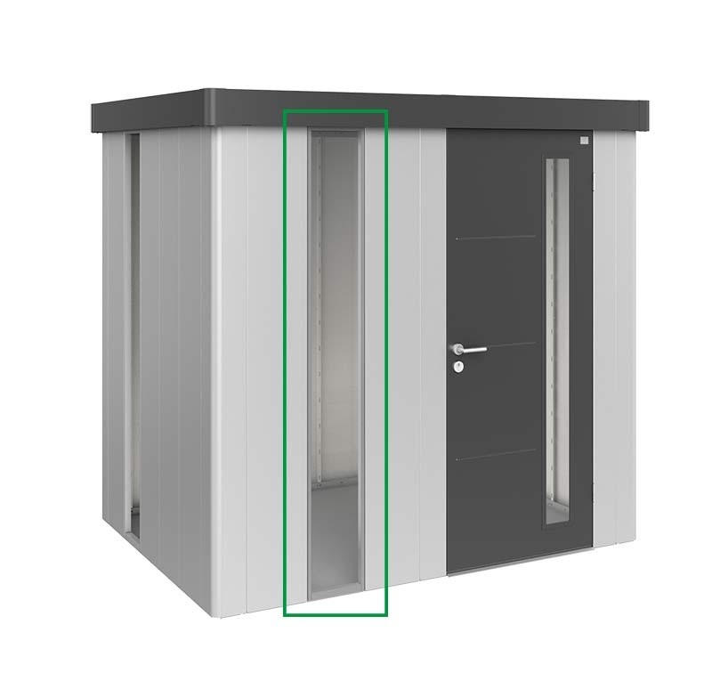 FENSTERLICHTPANEEL - Silberfarben, Design, Glas/Kunststoff (32/207/3,3cm) - Biohort