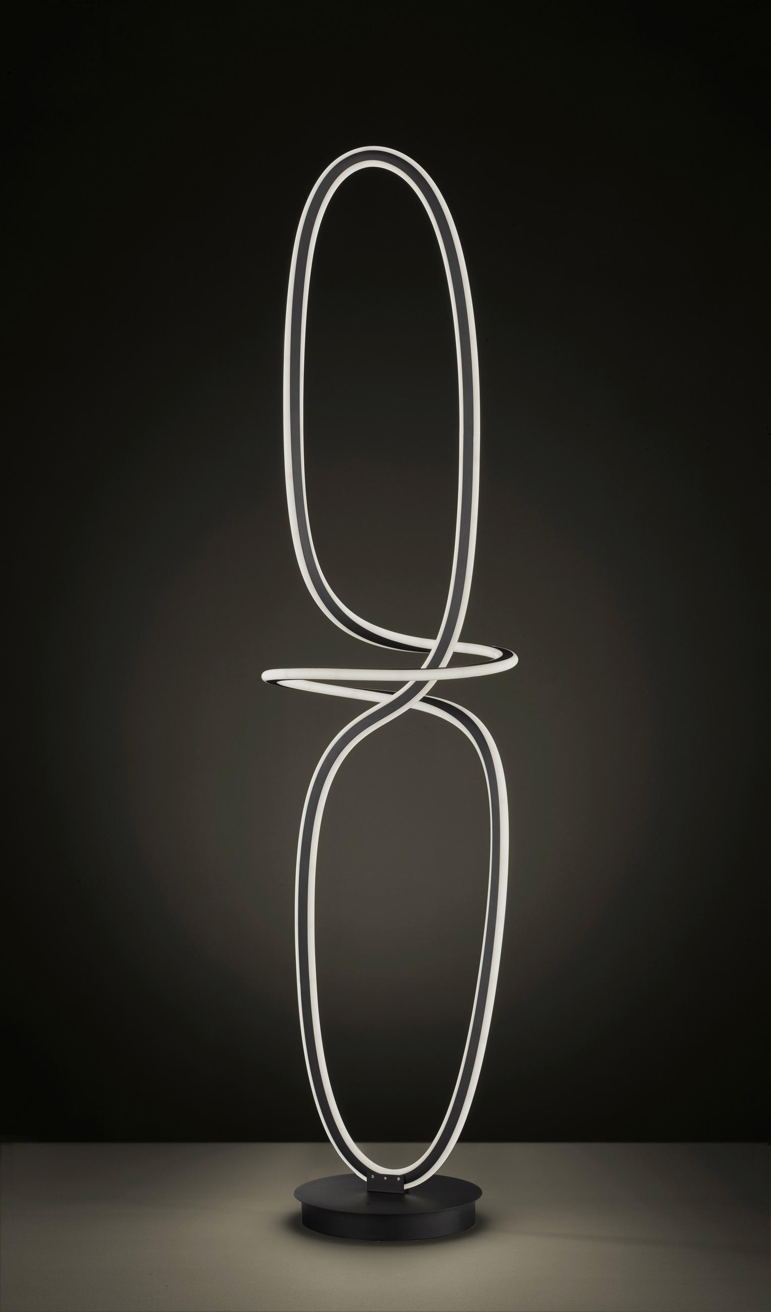 LED-GOLVLAMPA 36/156 cm    - svart, Design, metall/plast (36/156cm)