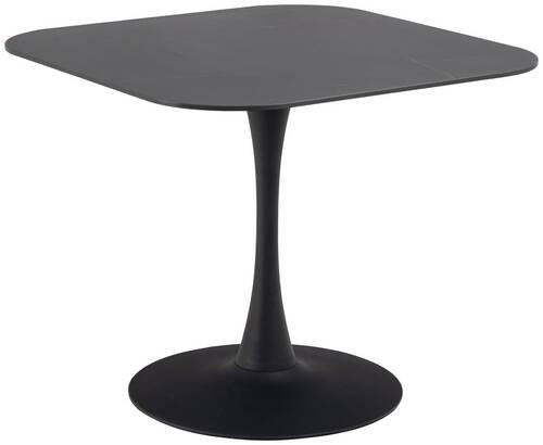 ESSTISCH in Metall, Keramik 90/90/75 cm  - Schwarz, Design, Keramik/Metall (90/90/75cm) - MID.YOU
