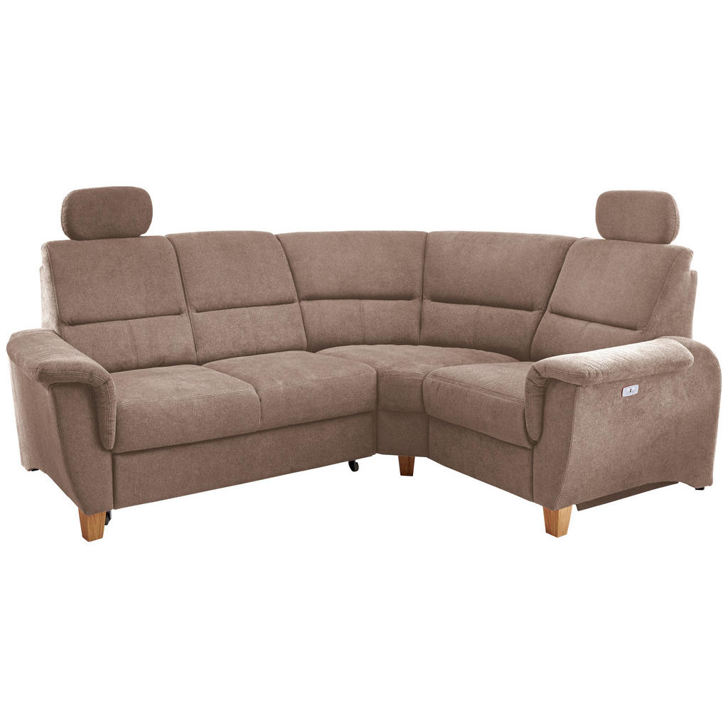 Ecksofa Parole Hellbraun S:237/186 Cm