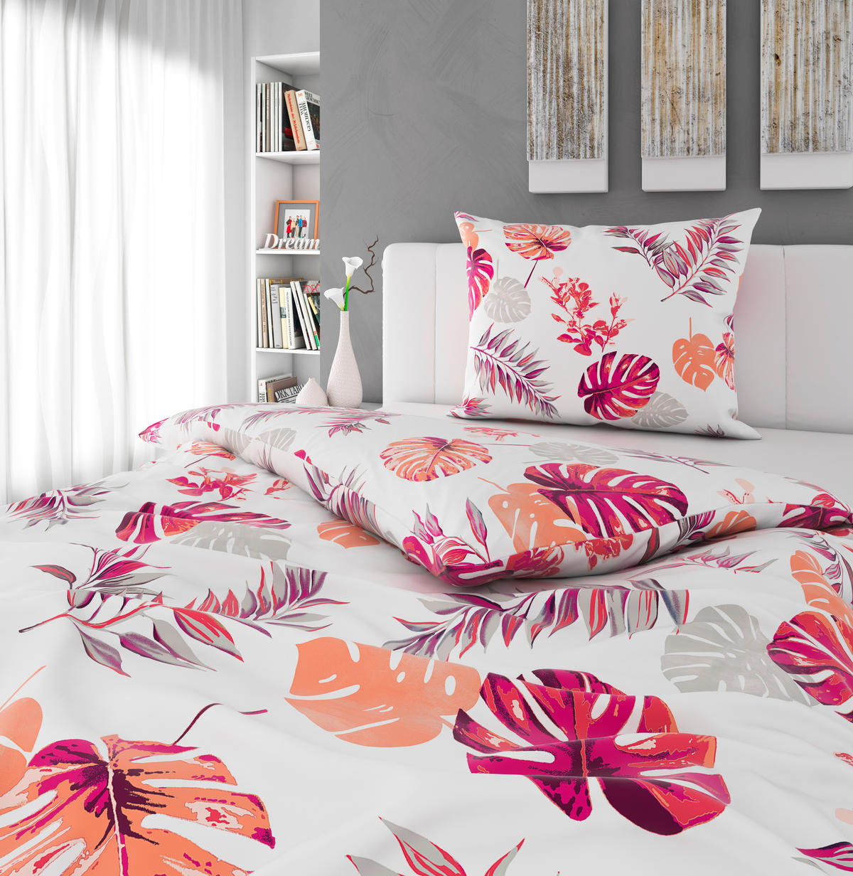 POVLEČENÍ, satén, pink, 140/200 cm - pink, Konvenční, textil (140/200cm) - Esposa