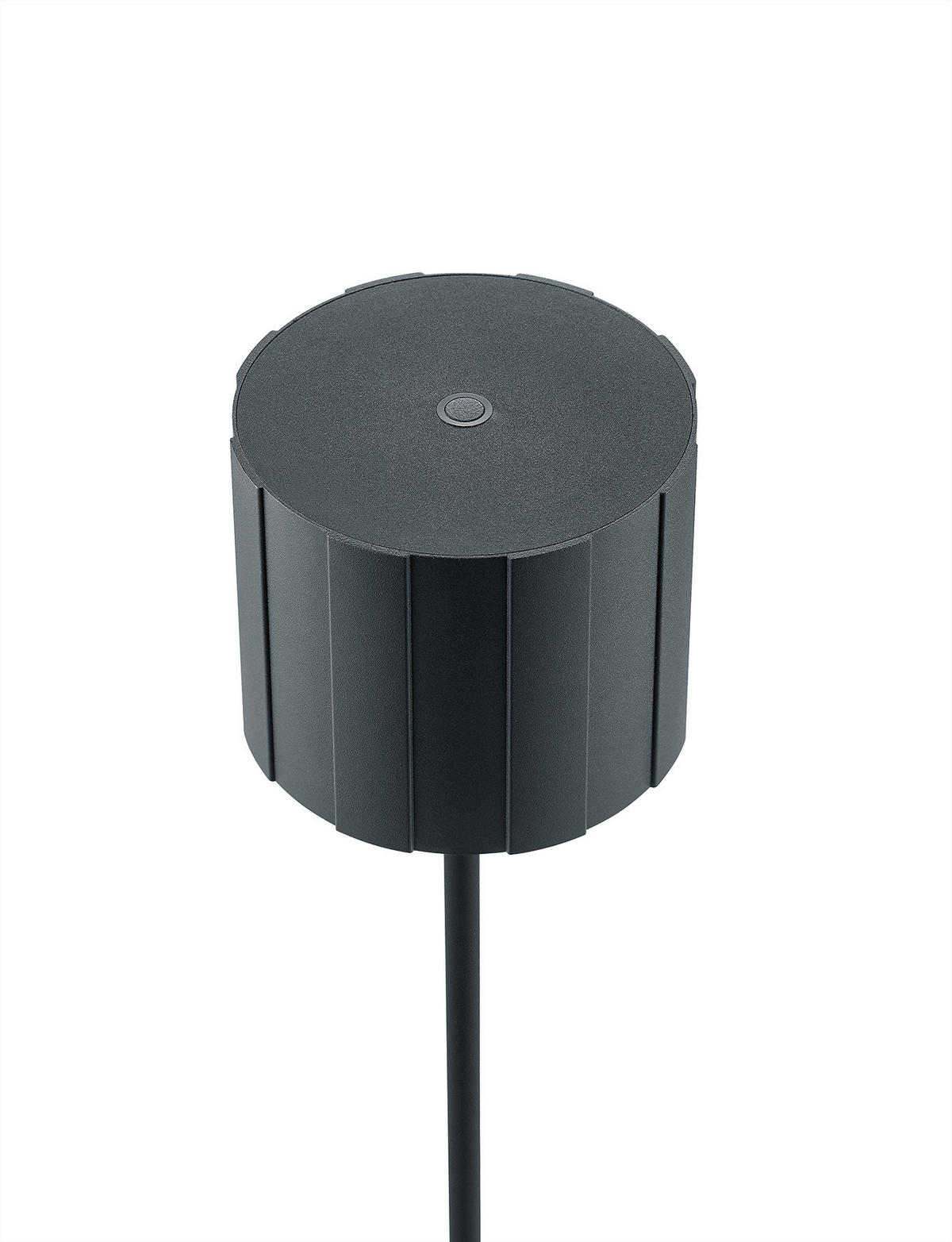 AKKU-STEHLEUCHTE Marisa 19/125 cm  - Schwarz, MODERN, Metall (19/125cm) - Musterring