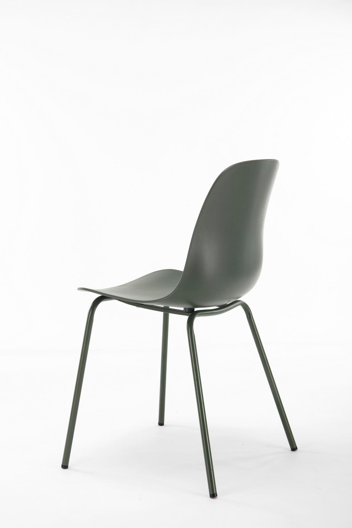 ŽIDLE, 50/84/50 cm - olivově zelená, Design, kov/plast (50/84/50cm) - Boxxx