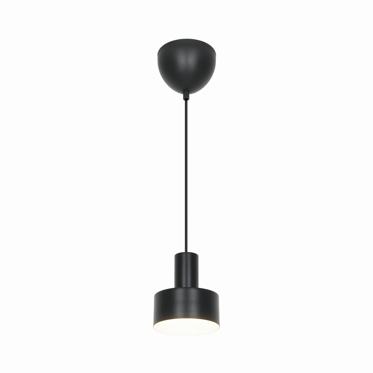 HÄNGELEUCHTE 12,5/14,5 cm   - Schwarz, Design, Metall (12,5/14,5cm) - Nordlux