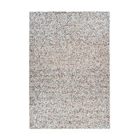 FLACHWEBETEPPICH 120/170 cm Finish 125 Grau / Silber Grau, Silberfarben  - Silberfarben/Grau, Basics, Leder/Textil (120/170cm) - Novel