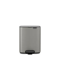 KANTA SA PAPUČICOM  7 l   - antracit/platinasta, Osnovno, metal/plastika (24,2/31/24,2cm) - Brabantia