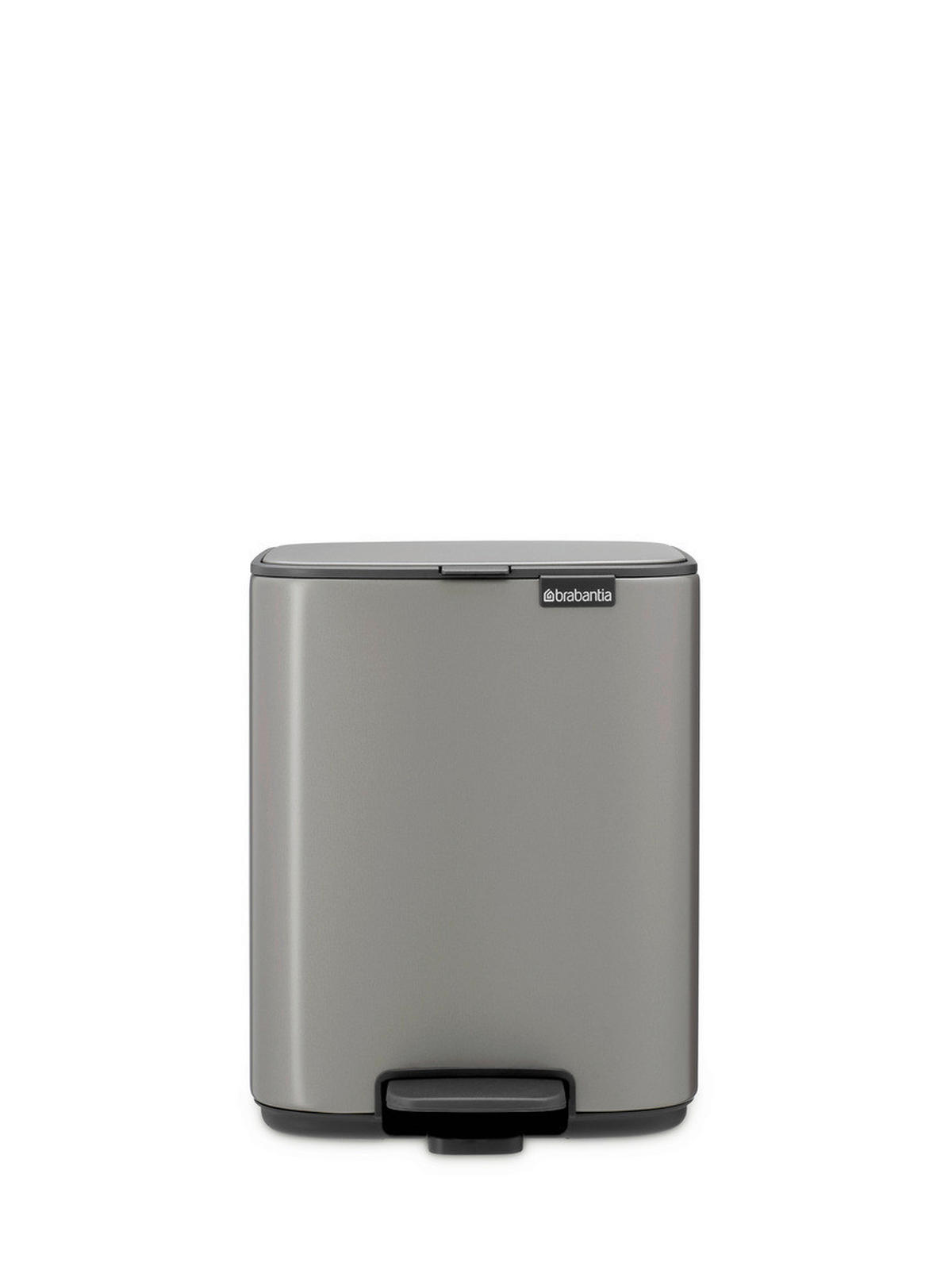 KANTA SA PAPUČICOM  7 l   - antracit/platinasta, Osnovno, metal/plastika (24,2/31/24,2cm) - Brabantia