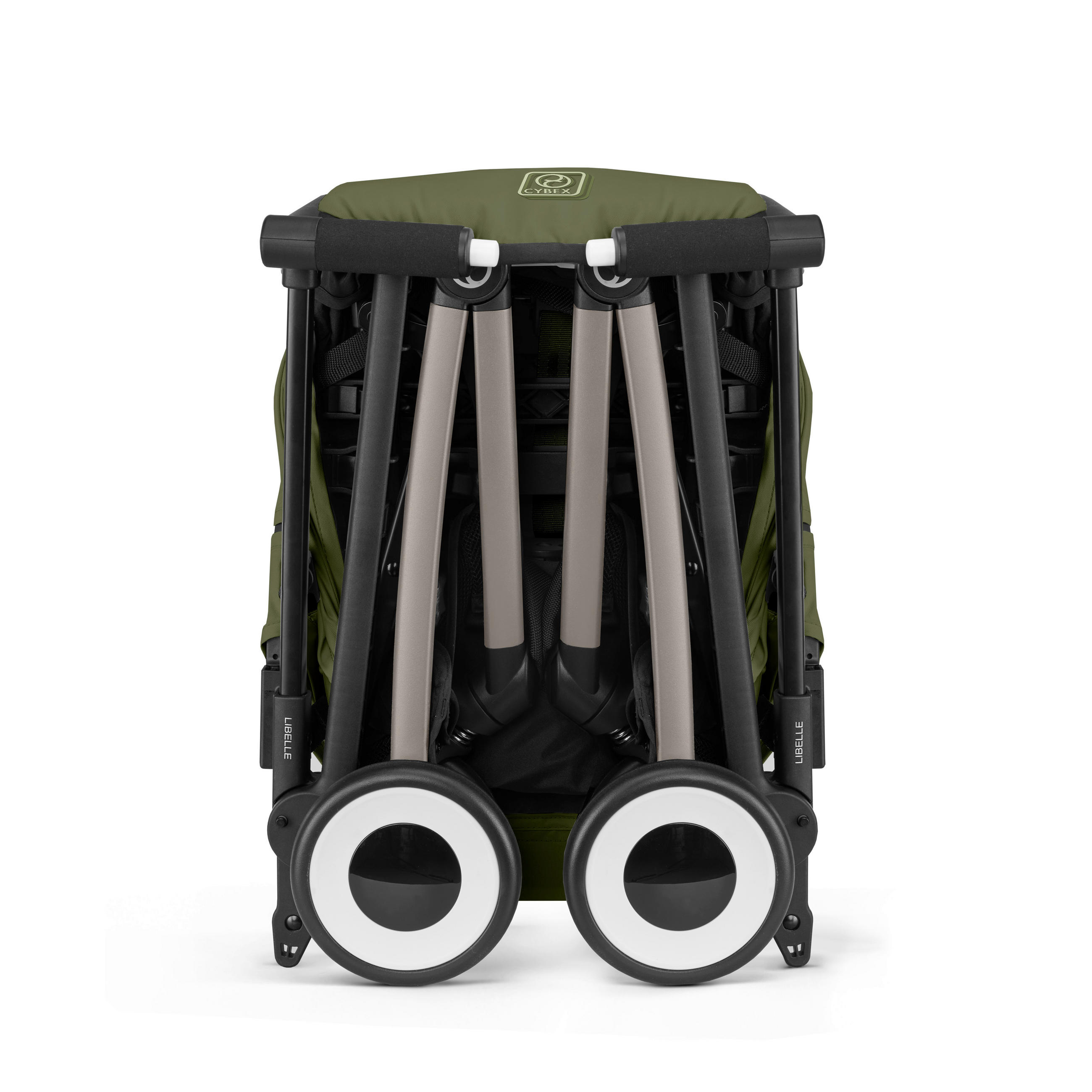BUGGY Libelle  - Taupe/Waldgrün, Basics, Textil (71/52/102cm) - cybex GOLD