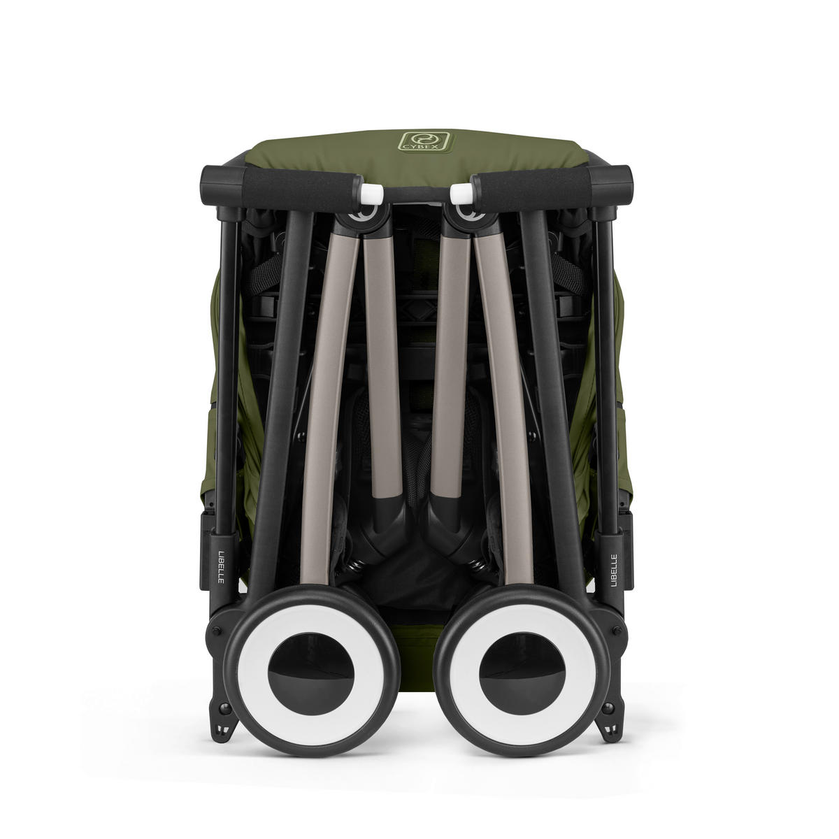 BUGGY Libelle  - Taupe/Waldgrün, Basics, Textil (71/52/102cm) - cybex GOLD